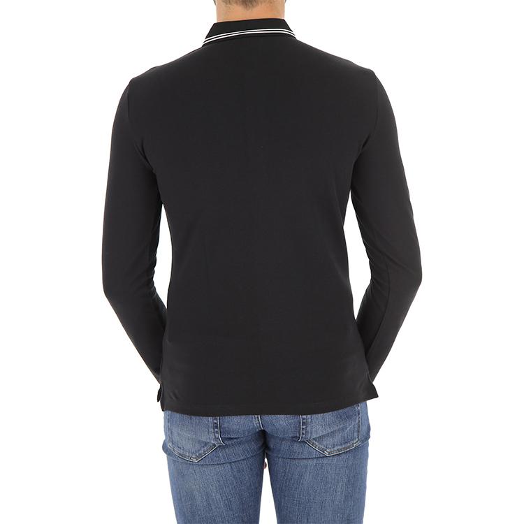 EMPORIO ARMANI Polo Shirt Men's Black 8N1F36-1JPTZ-0999