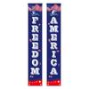 4th of July Porch Sign American Patriotic Door Decoration Christmas Door Porch Banner Hanging FlagBanner for Yard Indoor Outdoor