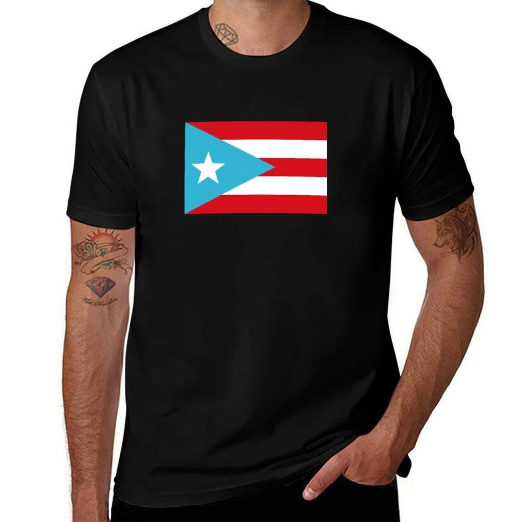Puerto Rico Flag TShirt Lightweight Gym Training TShirt