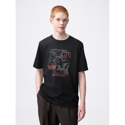 GU by Uniqlo Графическая футболка Детектив Конан