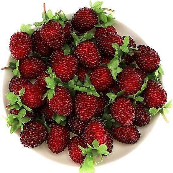 30pcs Artificial Raspberry Fake Fruit Decoration Home House Kitchen Cabinet Food Model