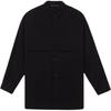 Essentials Military Nylon Overshirt Black Men Outerwear 186BT244320F