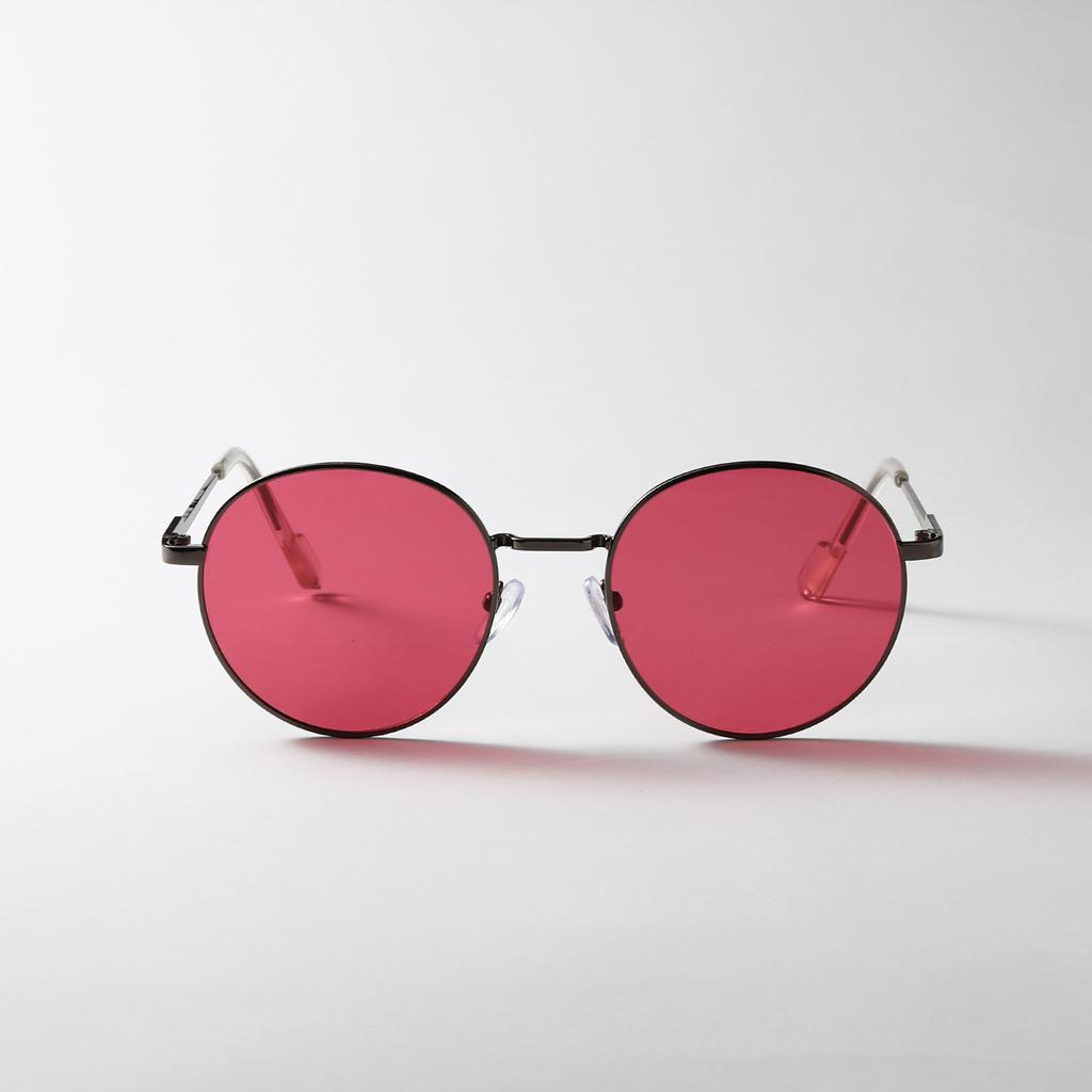 Positive Round Glasses New Metal Retro Color Sunglasses Women'S Ins Green Small Frame Men'S Sunglasses Mixed Batch