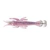 Soft Fishing Lure Shrimp-shaped Bait Realistic Looking Natural Swimming Posture Luminous Effect Artificial Lure with Sharp Hook