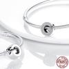 Hot Original 925 Silver Letter CZ Zircon A To Z 26 Letter Charms Beads Fit MULA Charms Bracelet Silver 925 Jewelry