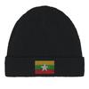 Bonnet Drapeau Birmanie En Noir