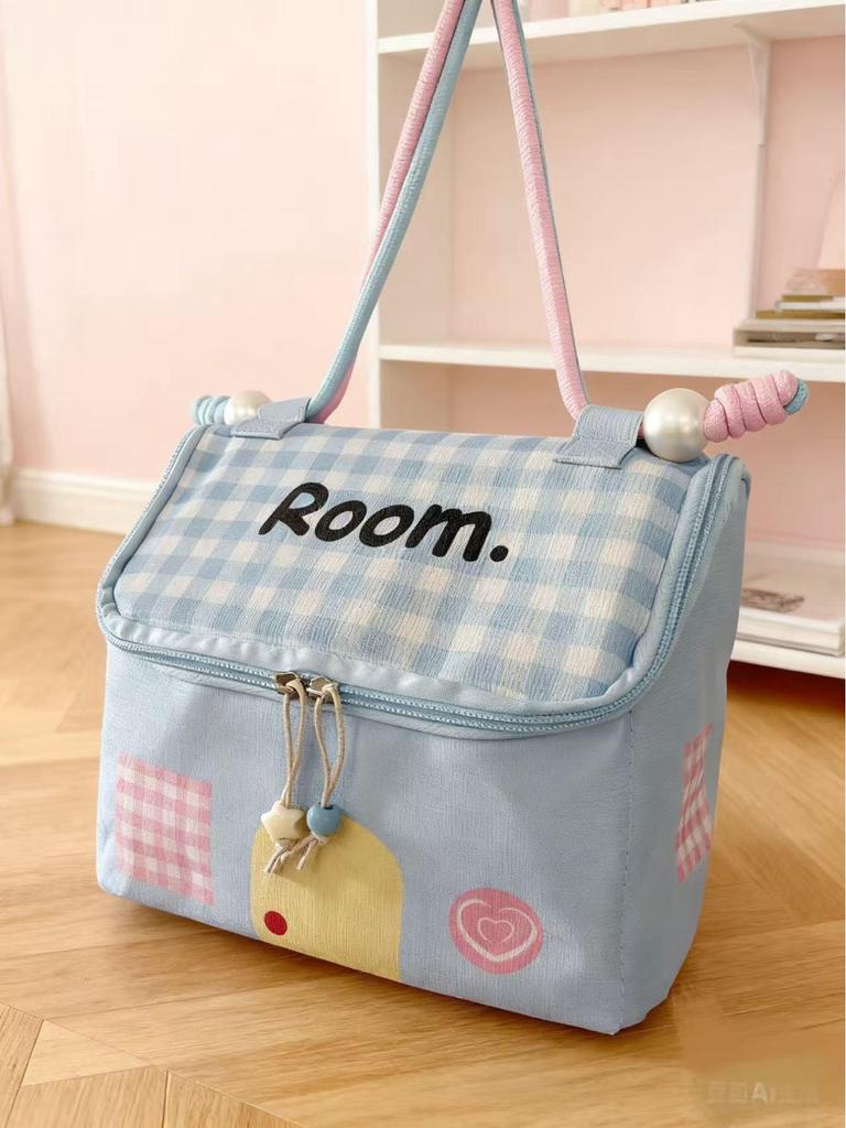 Dopamine House Women's Waterproof Travel Makeup Bag - Large Capacity, Portable Storage Handbag