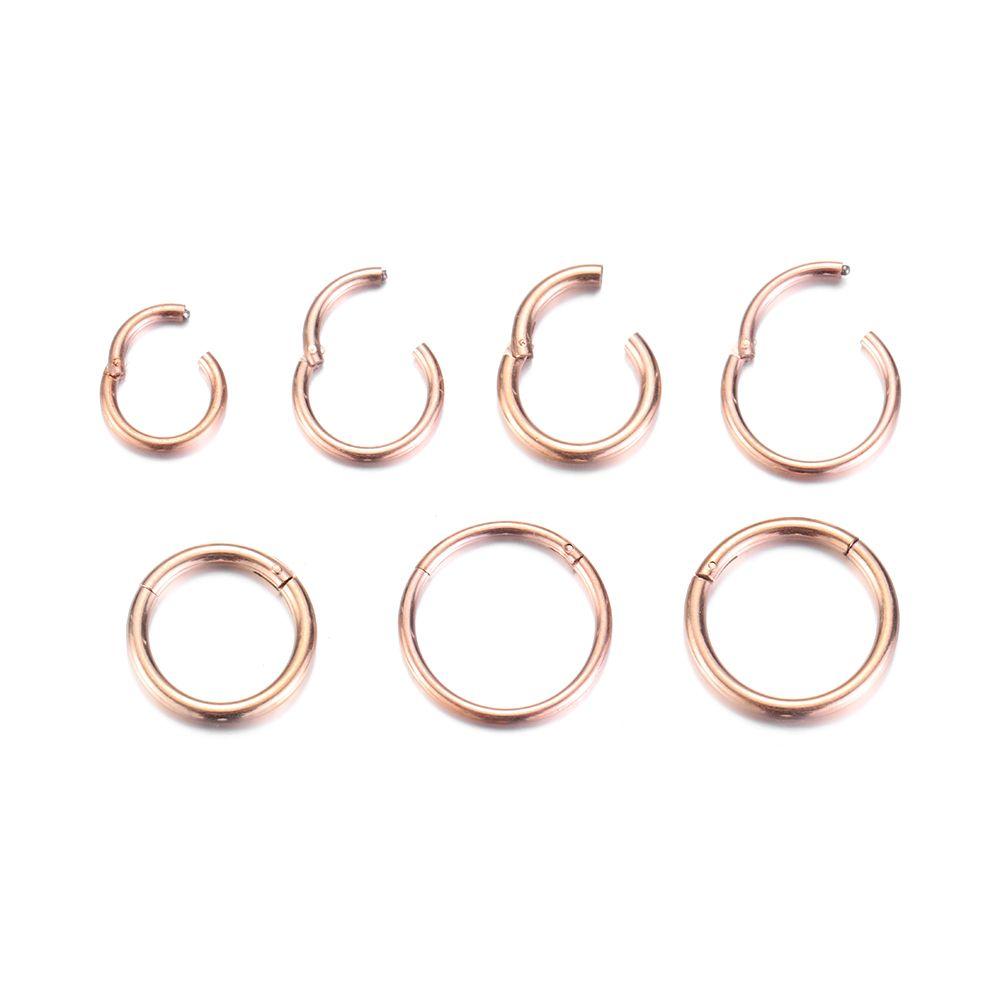 1 шт., унисекс, титановая сталь, открытое кольцо для носа, пирсинг септума, ушной раковины, козелка, губ