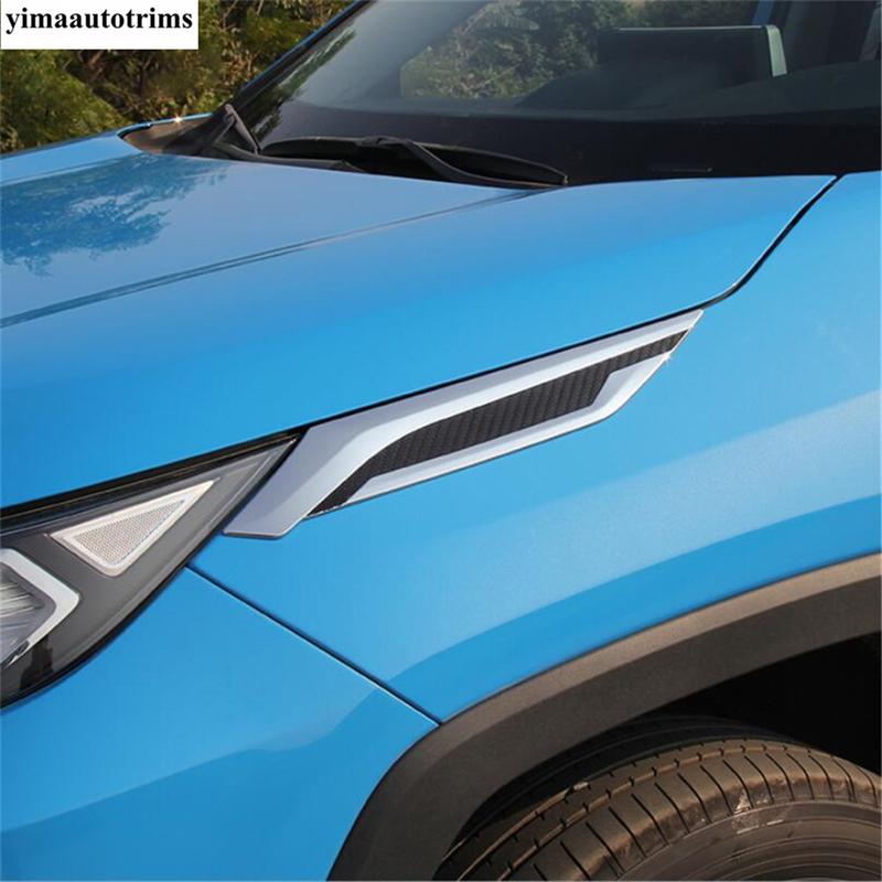 Декоративная накладка на переднюю фару 'Бровь' для TOYOTA RAV4 RAV 4 XA50 - 2024 Хромированные ABS Аксессуары