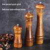 Antique Oak Pepper Grinder: Manual Tool for Peppercorns, Salt & Seasonings.