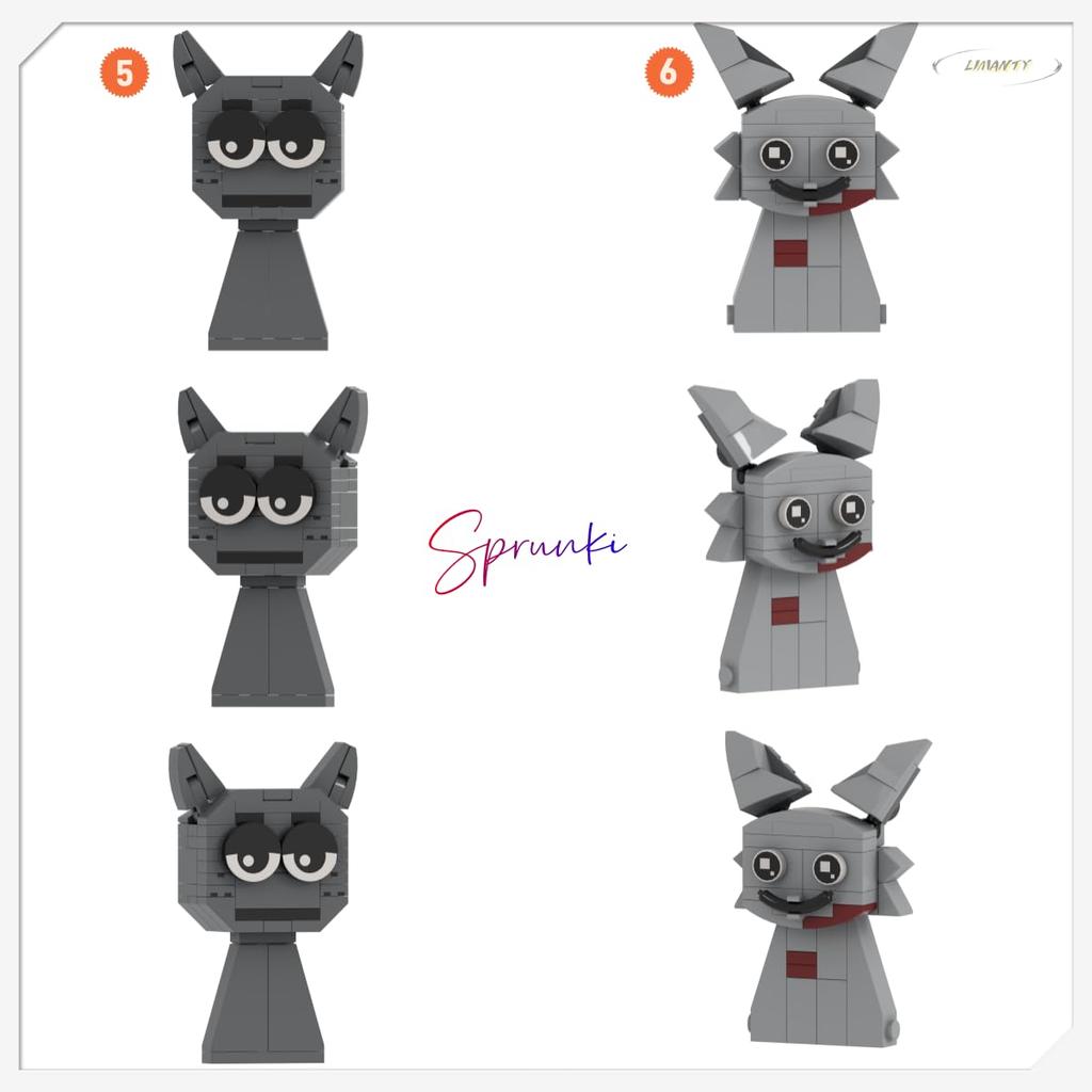 Sprunky Building Blocks Sprunki Blocks Sprunki Building Blocks Sprunki Blocks Кукольные товары Игрушки Игровые фигурки Building Blocks Поющий монстр Horror Game