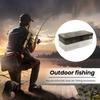 2Pcs Fishing Bait Cases 5-Compartments Large Capacity Transparent Visible Fishing Lure Container Clear Storage Boxes