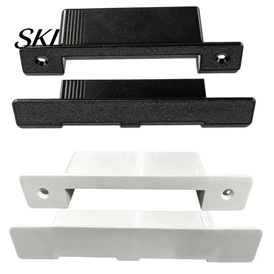 Black White Screen Door Seal 2Pcs Room Drain Kit, Patio for Aluminum Porch Enclosure Bottom, Outdoor Threshold Insect & Dust Proof Water Inserts