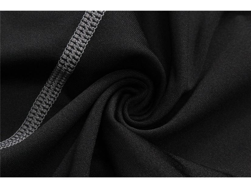 Мужские компрессионные тайтсы для баскетбола с быстрым высыханием, на одну ногу, семиточечные, базовый слой, штаны для фитнес-тренировок