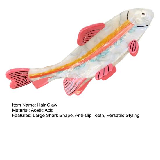 Заколка для волос в форме акулы для женщин, густые волосы, задняя головка для душа, заколка для волос, нескользящие аксессуары для волос, инструменты для укладки волос