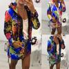 Модное женское пальто с принтом Tie Dyeing, верхняя одежда, толстовка, куртка с капюшоном, пальто