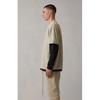 Fear of God Essentials Мужская футболка с коротким рукавом и логотипом на груди Топы Пшеничный FOG-SS22-127