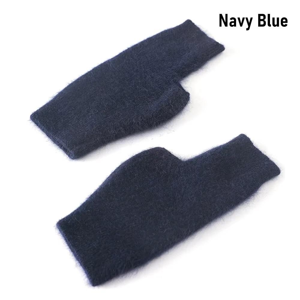 Wrist Length Winter Gloves Warm Knitted Wool Gloves Fashion Cashmere Gloves Unisex