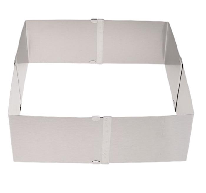Adjustable Edge High Rectangular 15x15/28x28cm Baking Tray