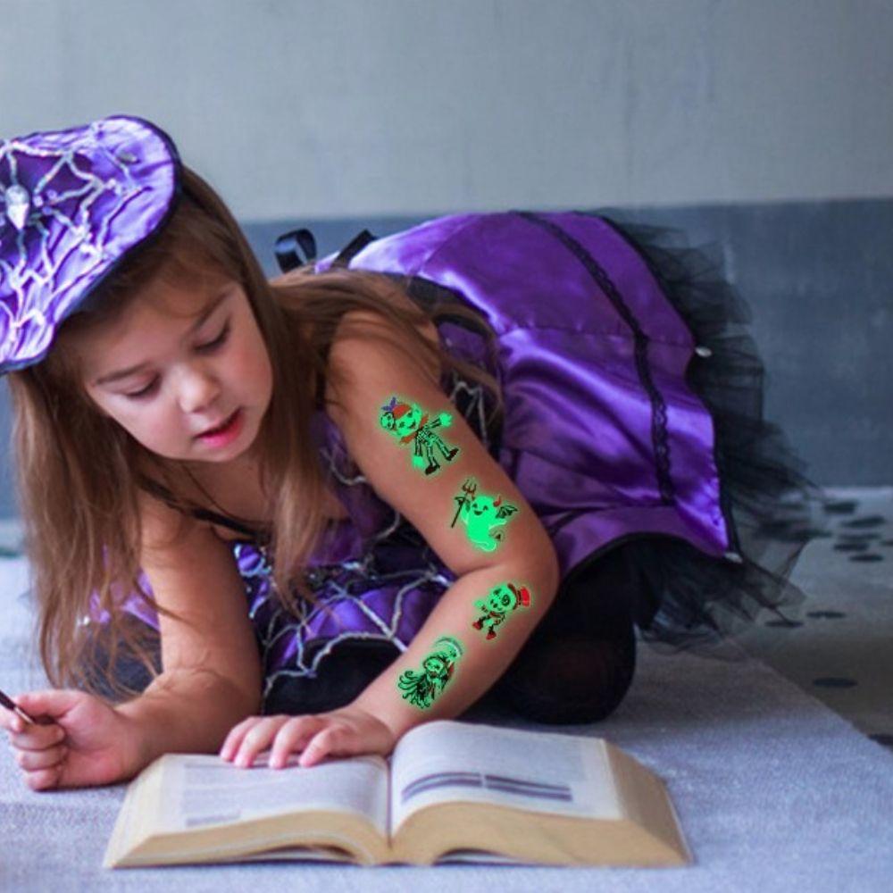 Body Glowing In Dark Party Decorations Temporary Tattoo Disposabl Tattoo Luminous Tattoo Sticker
