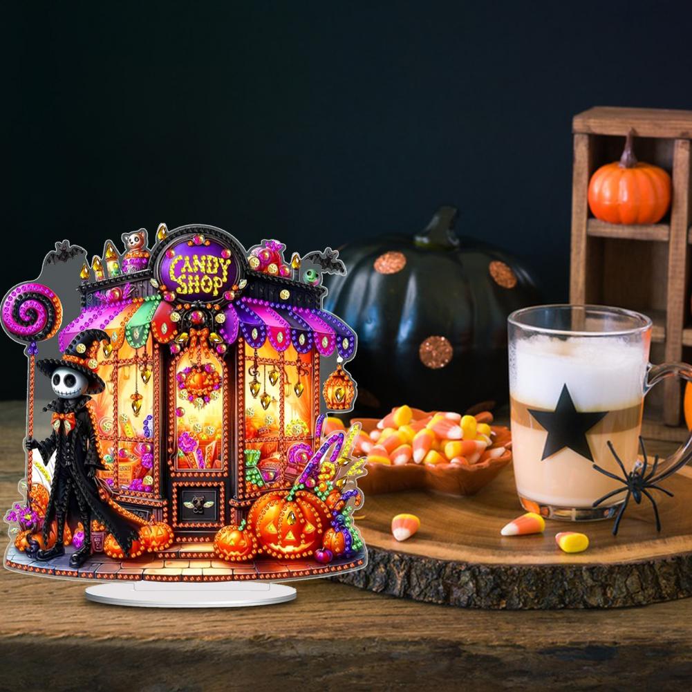 Halloween Faux Painting Kit Stress-relief Faux Painting Halloween Themed Painting Kit for Kids Diy Special Shaped for Crafting