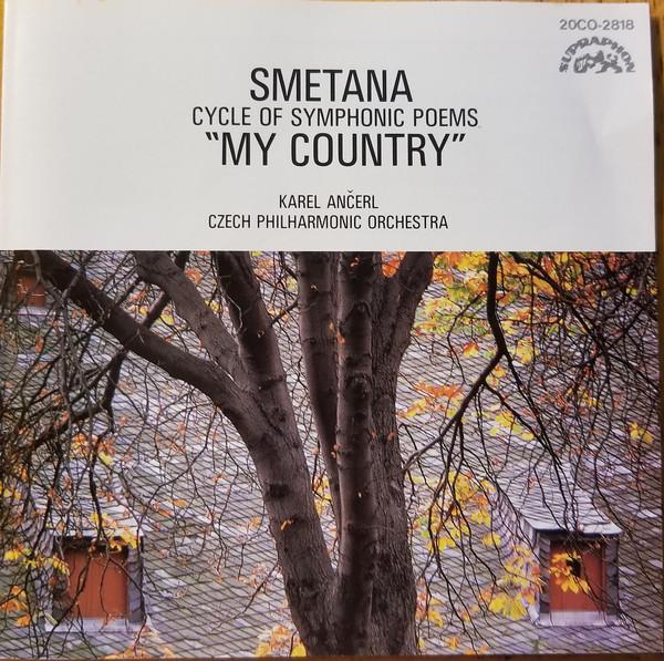 CD БЕДИХ СМЕТАНА КАREL АНЕРЛ Цикл симфонических поэм Мой счет 20CO2818 Supraphon 1998 Япония Классика Б/у