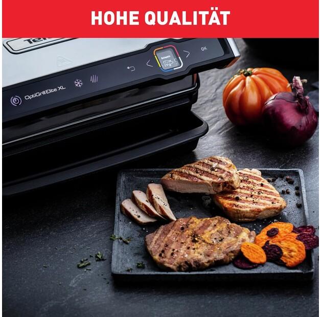 Контактный гриль Tefal GC760D OptiGrill Elite XL