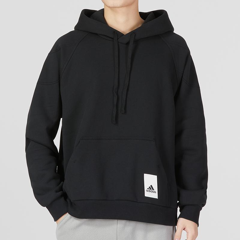 adidas Толстовка с капюшоном Lounge Fleece Hoodie Black Men Streetwear IA9342