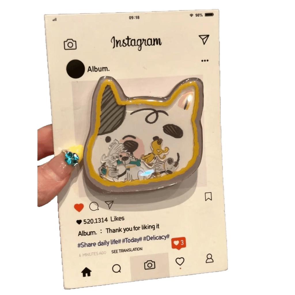 Корейский ins разные породы щенков качающийся держатель для iphone16promax apple 15p чехол для мобильного телефона 14