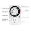 US Standard Mechanical 24-Hour Timer Socket with Automatic Power Off