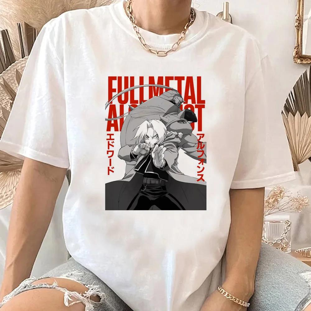 Colorful Vintage Punk Comfortable Breathable Fullmetal Alchemist Tshirt Tee Streetwear Aesthetic Clothes