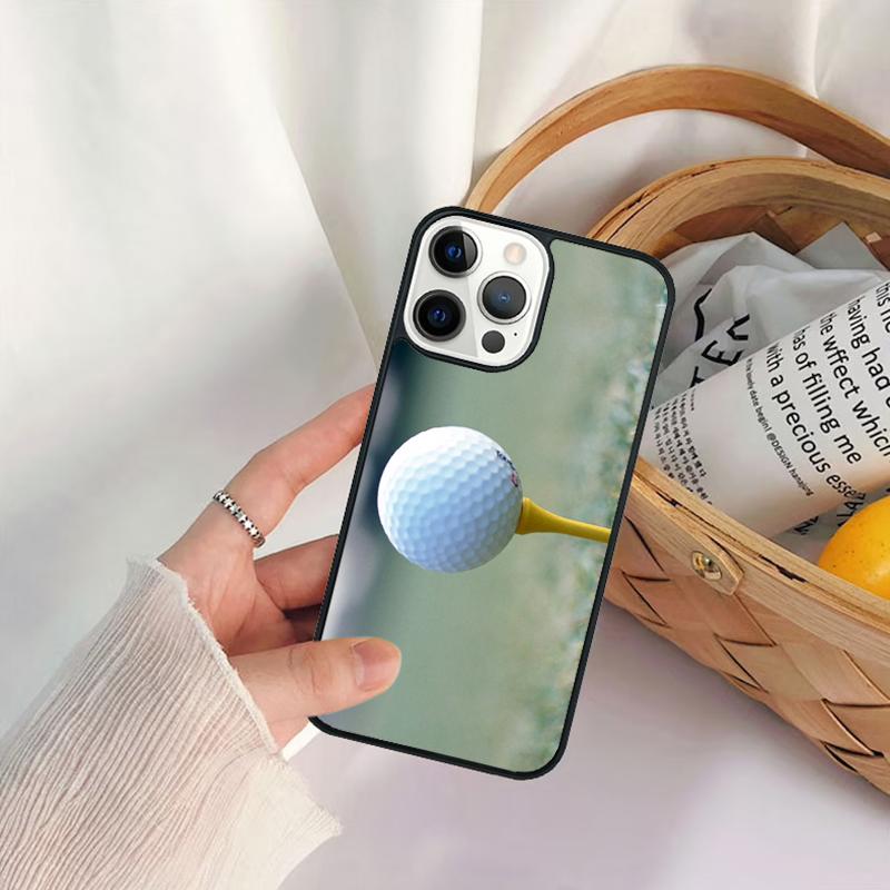 Sport Golf Ball Course Field Phone Case For iPhone 17 Air 16 15 14 11 12 13 Pro MAX Plus coque Cover Shell