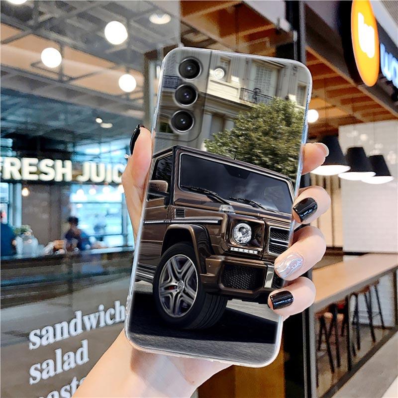 Брендовый внедорожник, спортивные автомобили, мужской прозрачный чехол для Samsung Galaxy S22 S21 S20 FE S 22 Ultra S10 E S9 Plus 5G, чехол для телефона