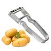 Stainless Steel Peeler U Shape Ergonomic Handle Fruit Peeler Vegetable Peeler for Kitchen Silver