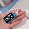 Hanging Style Digital Pendant Watch Square Luminous Pocket Watch  Backpacks Accessory