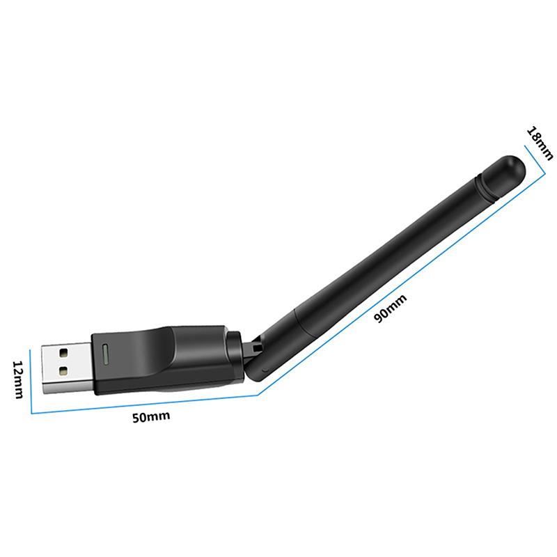 Мини USB Wi-Fi адаптер 150 Мбит/с Mt7601 Беспроводная сетевая карта Wi-Fi приемник для ПК Ноутбука Windows 2.4G