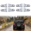 16Pcs Car Front Engine Hood Hinge Cover Buckle Trim Exterior Accessories Decoration Trim for Jeep Wrangler JL JLU 2018-2024