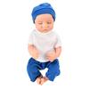 18 Inches Newborn Baby Boy Doll Realistic Full Vinly Body Washable Baby Doll with Clothes for Kids