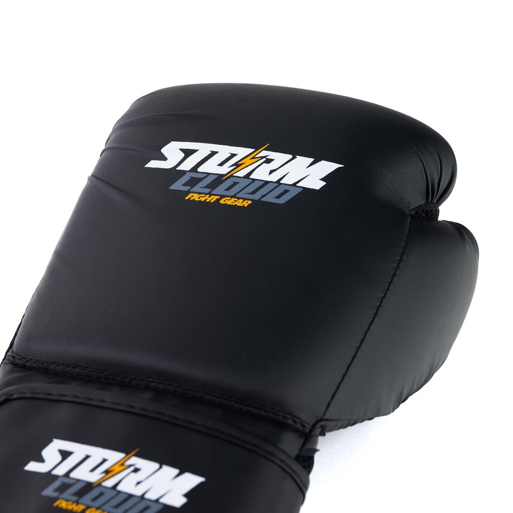 StormCloud Rookie Boxing Gloves Black/White 10oz