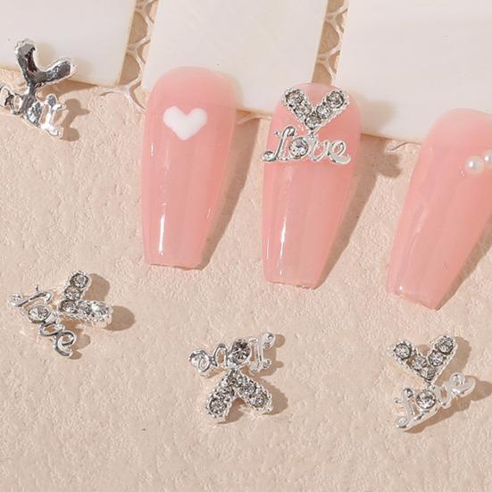 20 шт. украшения для ногтей яркий цвет блестящий визуальный эффект креативная форма многоцелевой легко наносится декоративный