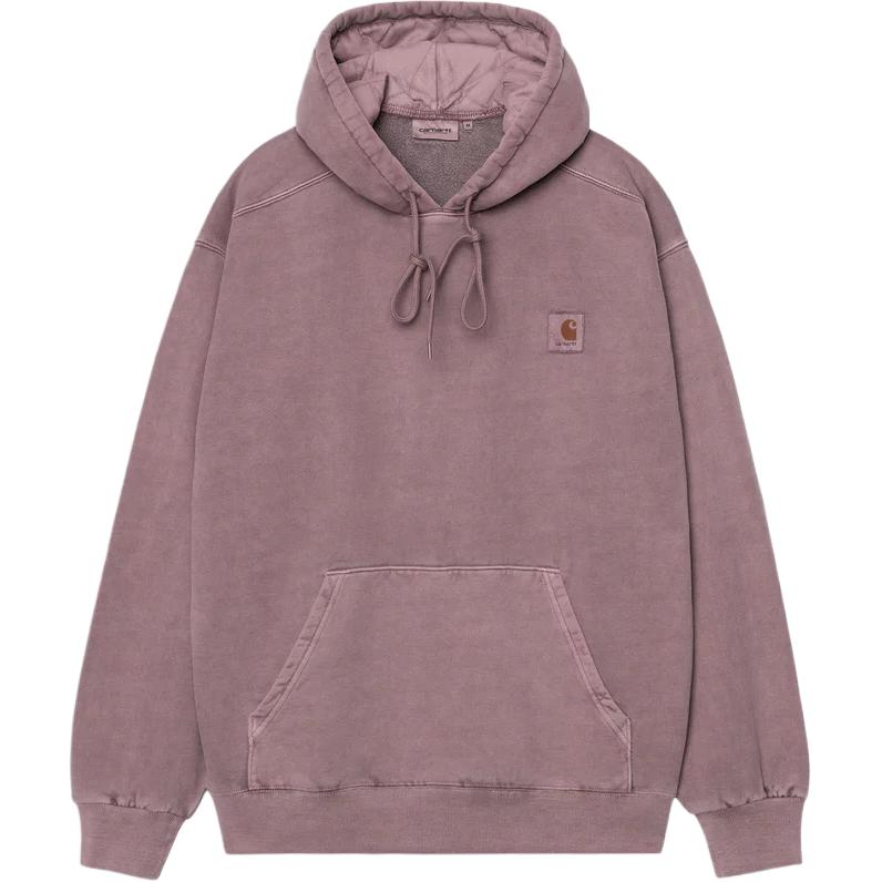 Carhartt WIP Мужская толстовка с капюшоном Vista, спущенное плечо, длинный рукав I029523-33I-GD
