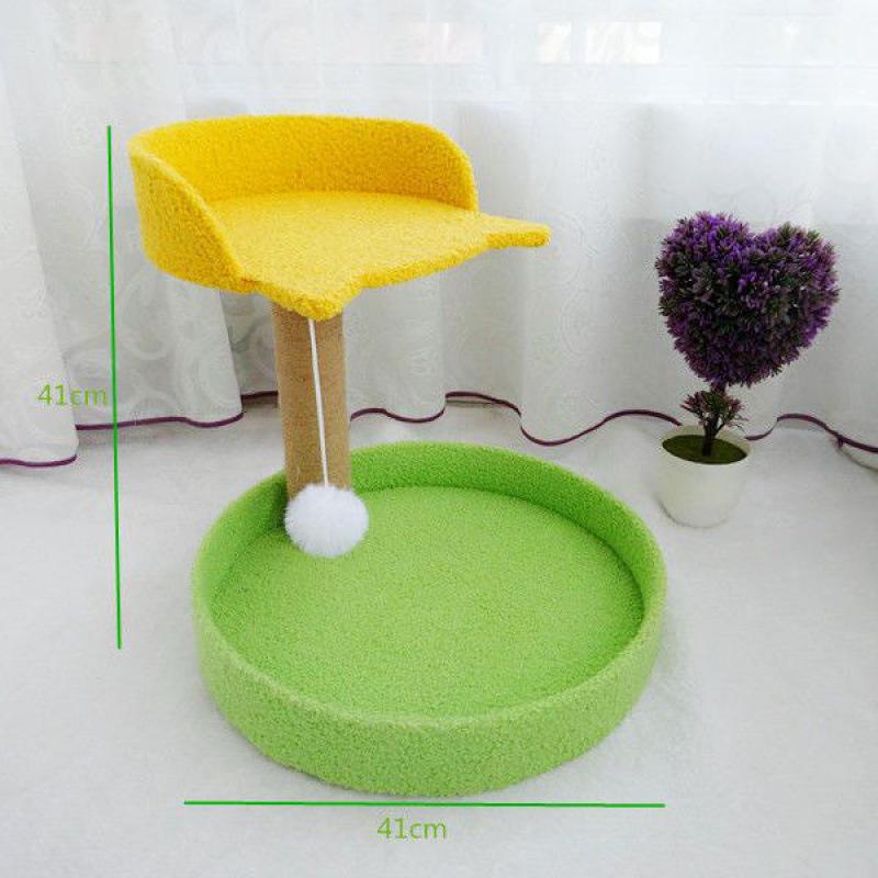 Четырехсезонное кошачье дерево: Кровать, Игровой комплекс, Когтеточка, Сизалевая веревка, Когтеточка, Игрушки и принадлежности.