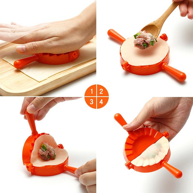 Household Dumplings Open and Close Mold Bread Stuffed Bun Kitchen Baking Convenient Set Handmake Wonton Simple Making Mould Gift
