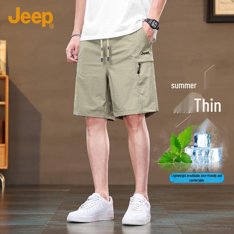 JEEP Men's Summer Cargo Casual Shorts