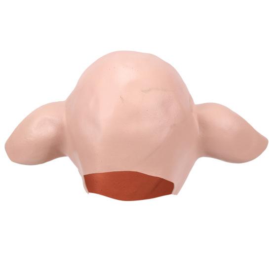 Halloween Horror Pig Head Mask Realistic Bad Face Mask Role-playing Scary Pig Head Costume Party Cosplay Props