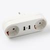 Преобразователь USB-разъемов с 1 на 2 Fath 2 USB, немецкий стандарт DE и европейский стандарт