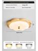 "Wabi-Sabi Retro Gold Ceiling Lamp: Medieval Resin Design for Master Bedroom and Study"