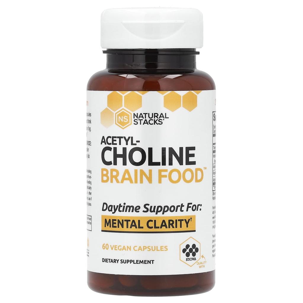 Acetyl-Choline Brain Food, 60 Veggie Caps