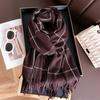 Designer Plaid Knitted Cahmere Scarf Women Shawls And Wraps Female Pashmina Bufanda Lady Thick Warm Winter Blanket Stoles New