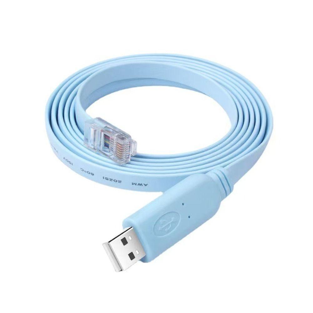 8P8C Connector RS232 Console Cable Stable Connections Serial Adapter Switch Configuration
